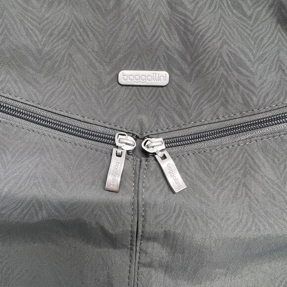 Baggallini‎ Horizon Grey Zebra Print  Crossbody Travel Purse Handbag - Picture 6 of 9